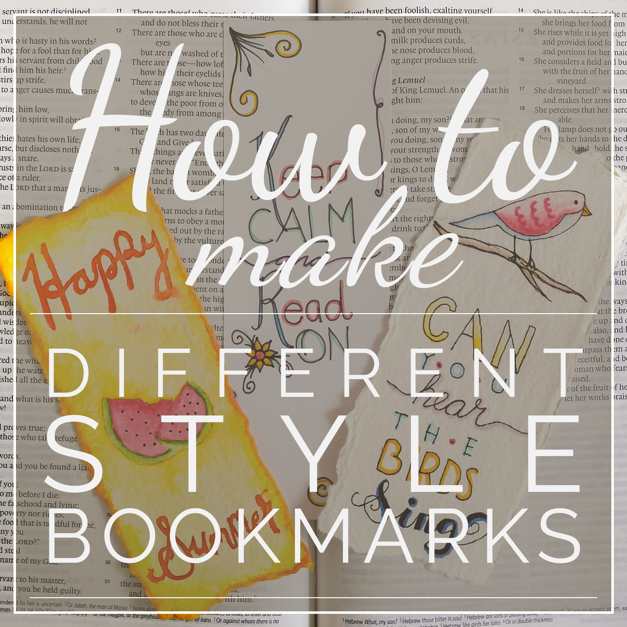 How to Make Different Style Bookmarks