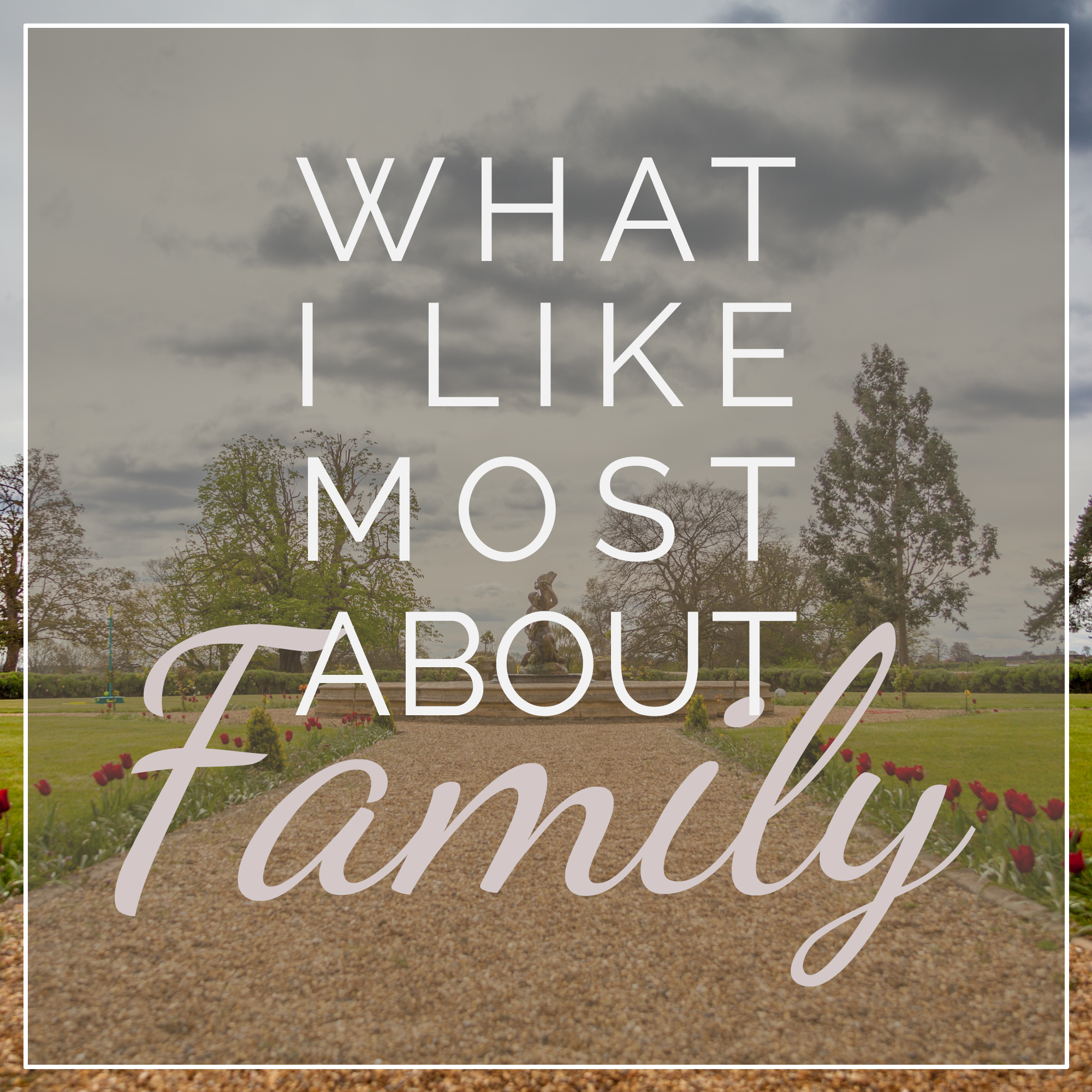 What I Like Most About Family