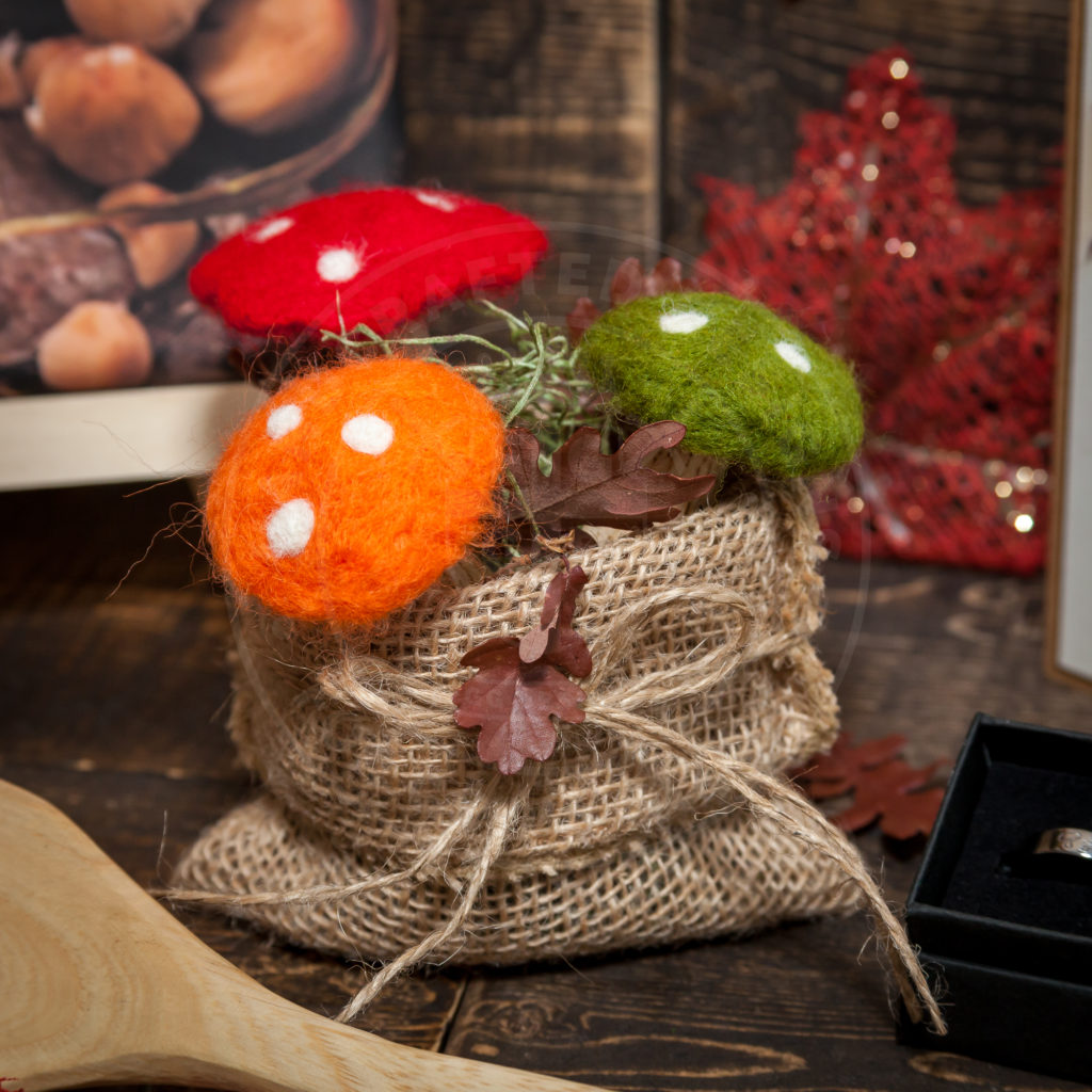 Needle Felted Mushrooms
