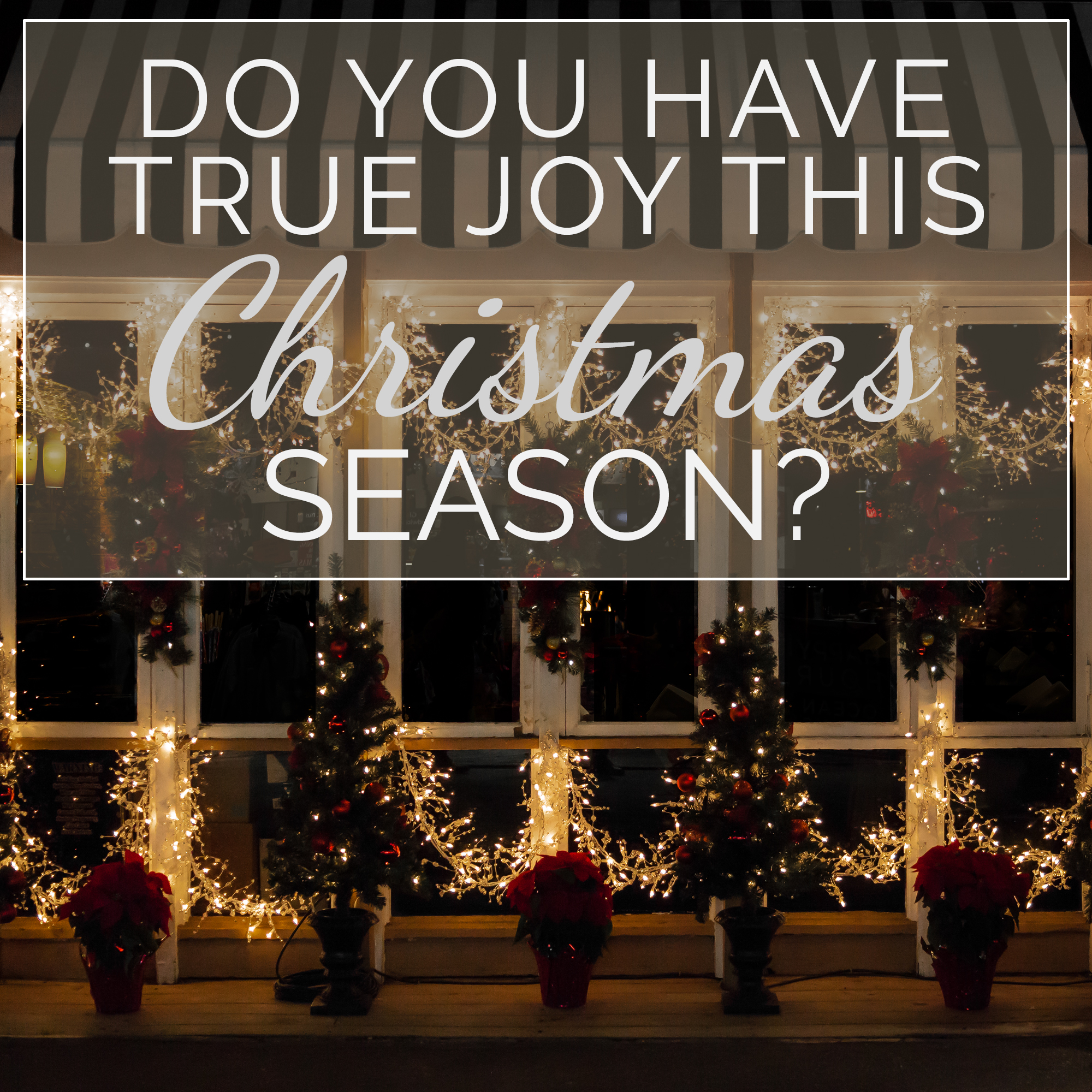 Do You Have True Joy This Christmas Season?